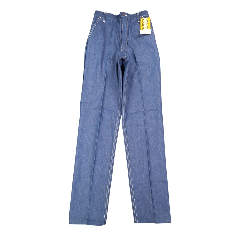 Lady Maverick Vintage Jeans Women 8 26 Deadstock Blue High Waist Straight USA